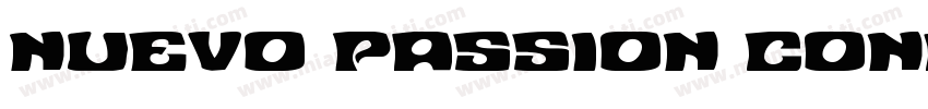 Nuevo Passion Condensed字体转换